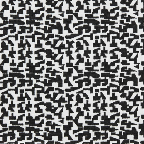 Clarke and Clarke Kaleia Ebony F1796-03 Alfresco Indoor Outdoor Weaves Collection Upholstery Fabric