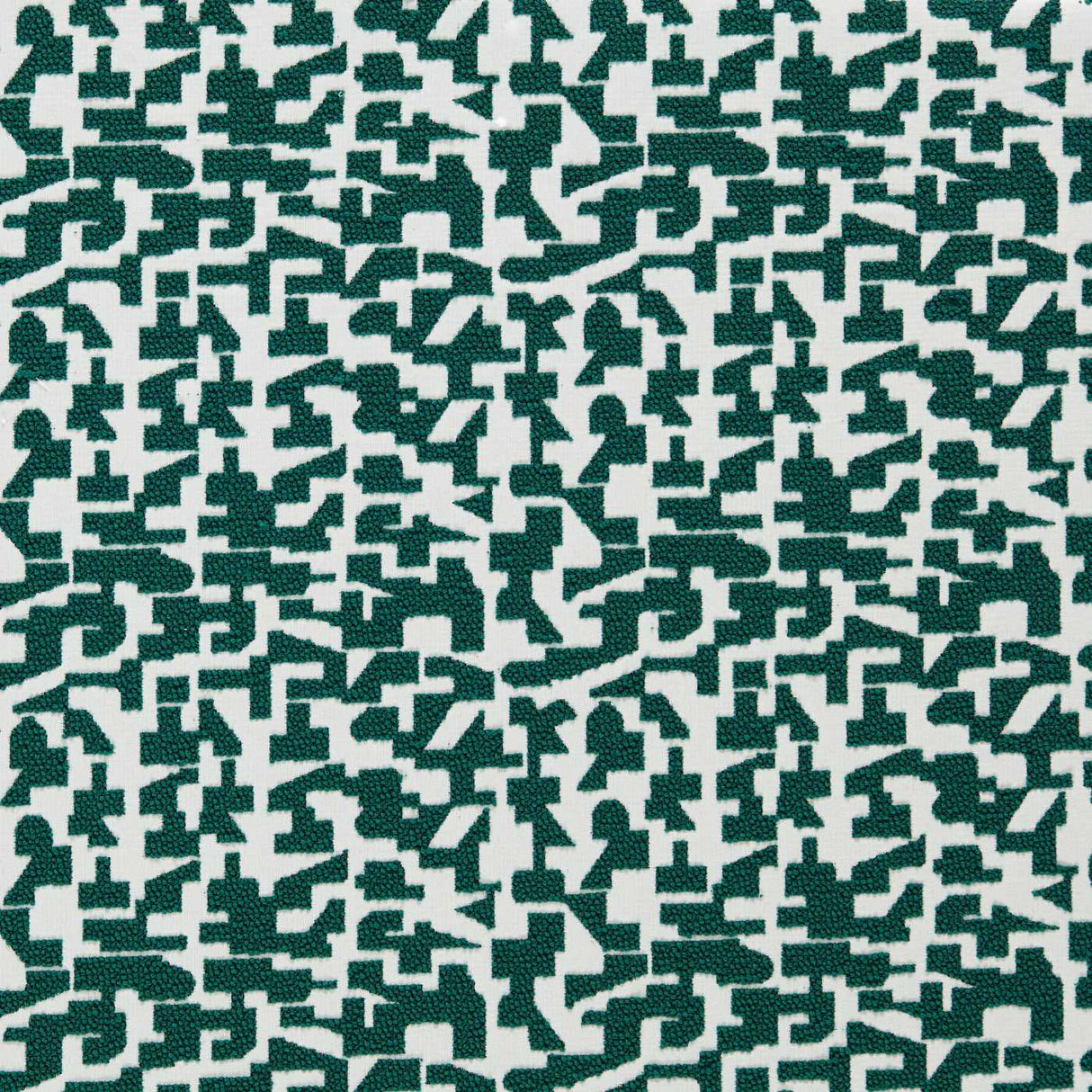 Sample of Clarke and Clarke Kaleia Forest F1796-04 Alfresco Indoor Outdoor Weaves Collection Upholstery Fabric