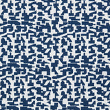Sample of Clarke and Clarke Kaleia Midnight F1796-05 Alfresco Indoor Outdoor Weaves Collection Upholstery Fabric