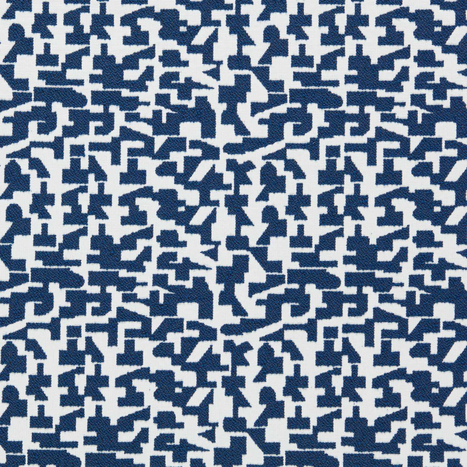 Clarke and Clarke Kaleia Midnight F1796-05 Alfresco Indoor Outdoor Weaves Collection Upholstery Fabric