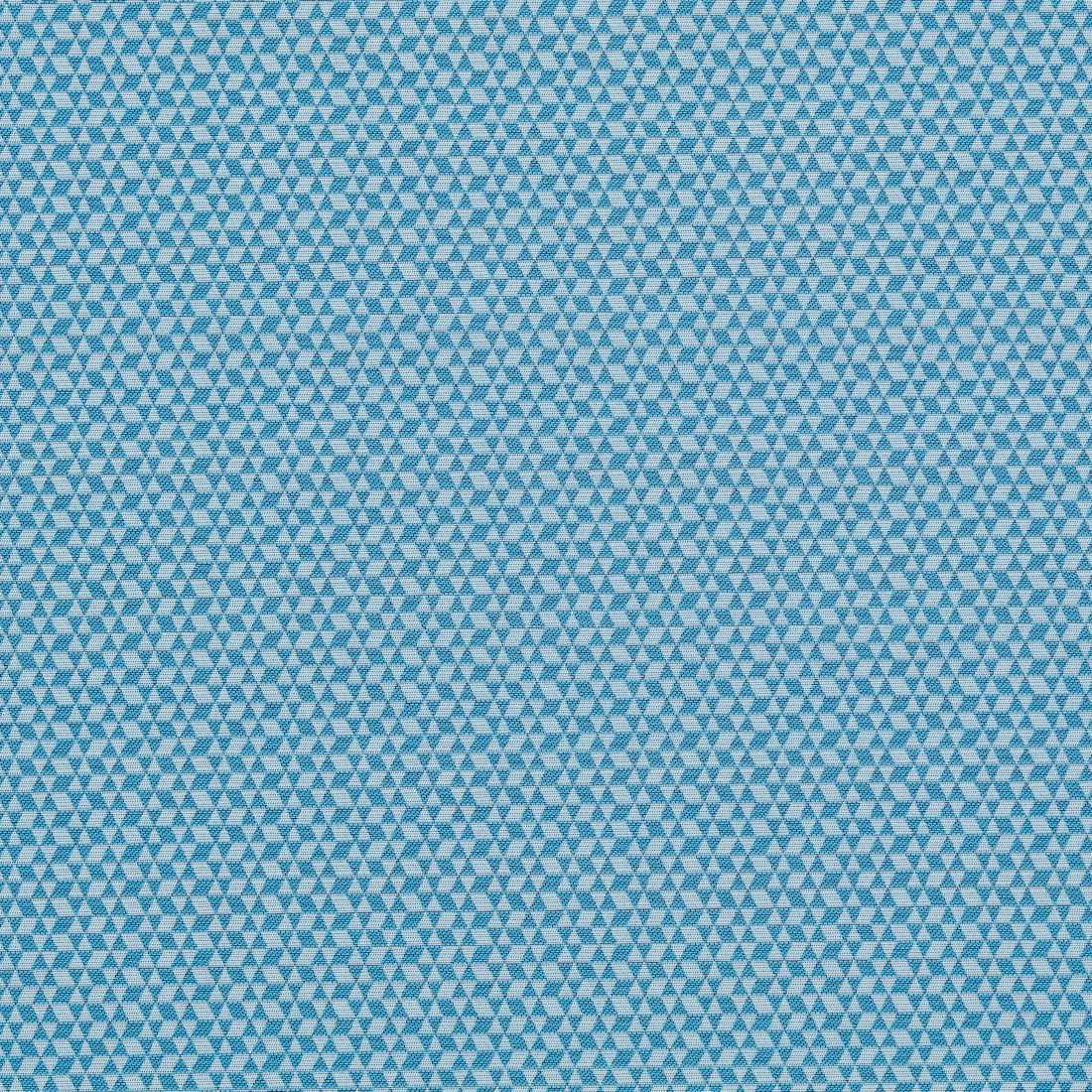Sample of Clarke and Clarke Morro Aquamarine F1797-01 Alfresco Indoor Outdoor Weaves Collection Upholstery Fabric