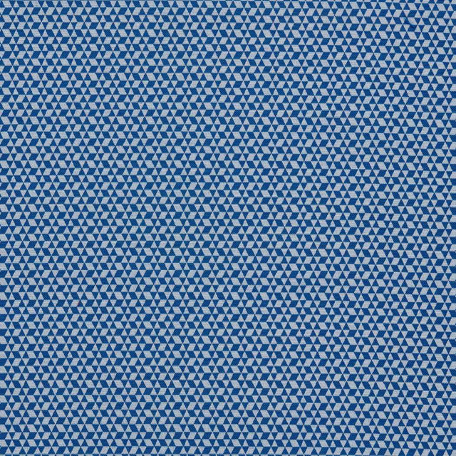 Sample of Clarke and Clarke Morro Cobalt F1797-02 Alfresco Indoor Outdoor Weaves Collection Upholstery Fabric