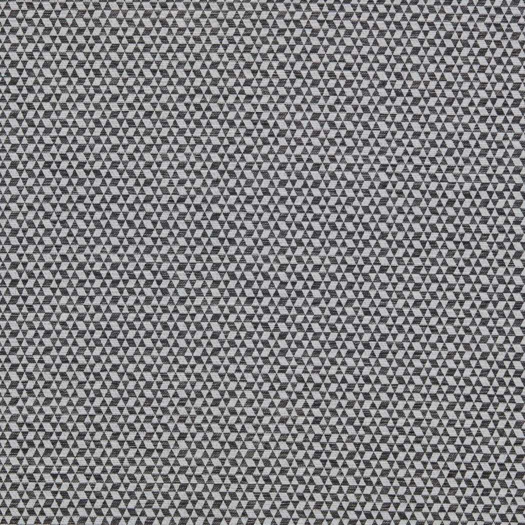 Sample of Clarke and Clarke Morro Ebony F1797-04 Alfresco Indoor Outdoor Weaves Collection Upholstery Fabric