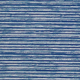 Sample of Clarke and Clarke Waikiki Cobalt F1798-02 Alfresco Indoor Outdoor Weaves Collection Upholstery Fabric