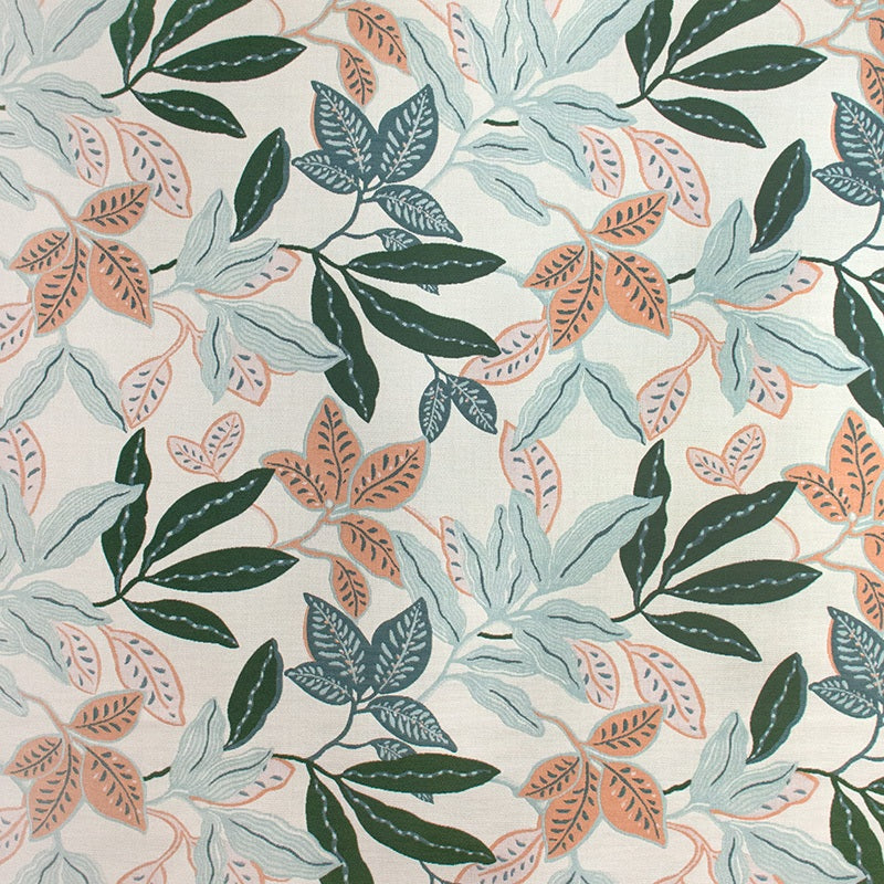 Silver State Alaxi Sunbrella Ferngully Coral New South Collection Upholstery Fabric