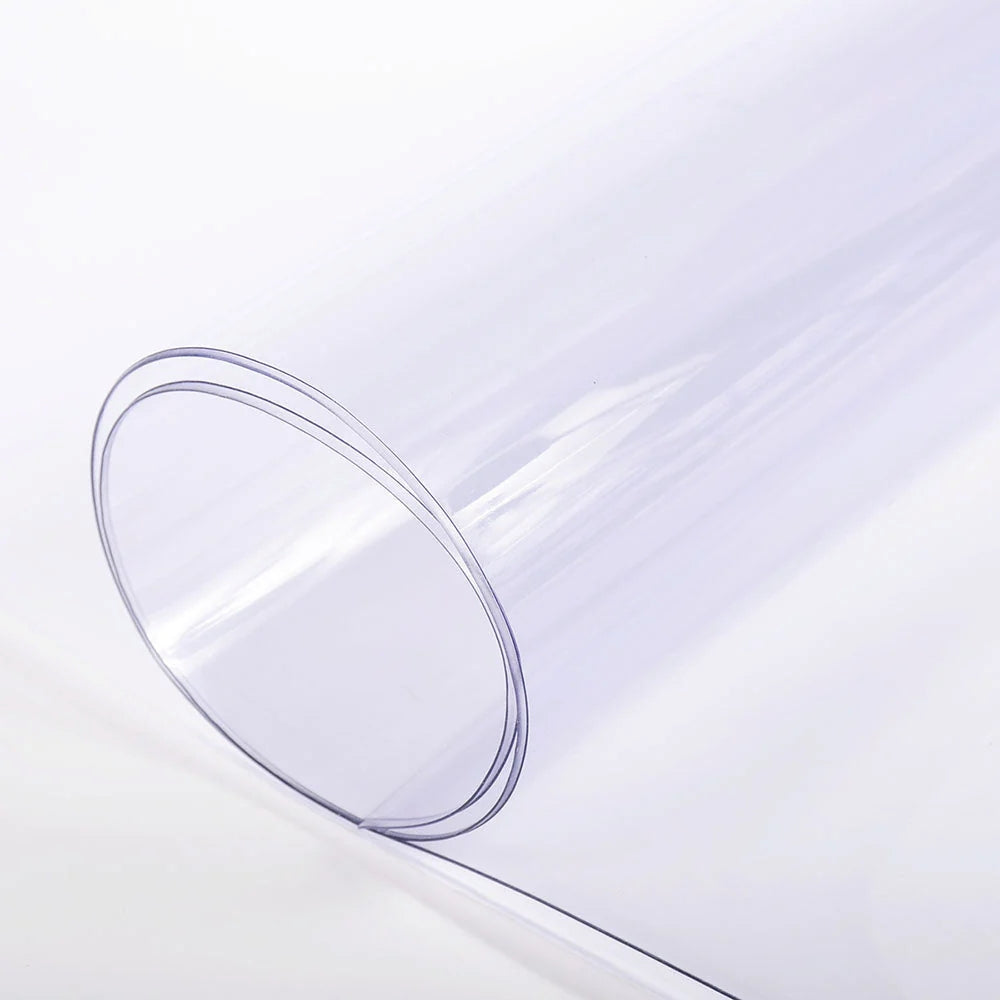 By the Yard - Okamoto Clear Plastic 20 Gauge x 54 inches w/paper Clear