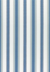 Thibaut Samba Stripe Navy and Nickel W74668 Festival Collection Upholstery Fabric
