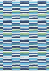 Thibaut Carnivale Blue and Green W74686 Festival Collection Upholstery Fabric