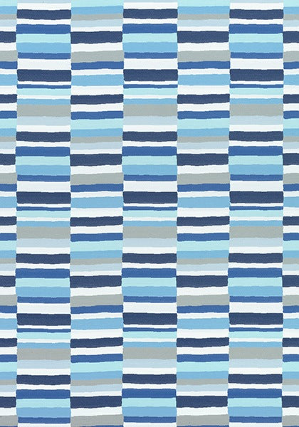 Thibaut Carnivale All Blue W74690 Festival Collection Upholstery Fabric