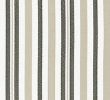 Scalamandre Santorini Stripe Smoke SC 000327188 Isola Collection Upholstery Fabric