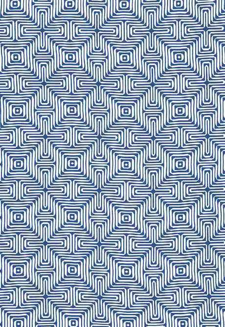 Schumacher Amazing Maze Ocean 65320 by Trina Turk Upholstery Fabric