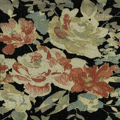 ABBEYSHEA Brocade 99 Onyx Indoor Upholstery Fabric