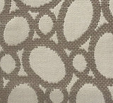 Old World Weavers Madagascar Ovals FR Taupe F3 00038038 Madagascar Collection Upholstery Fabric