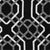 View fabric To Buy: Bella Dura Alexandria Black-White 30414A1-3 Upholstery Fabric