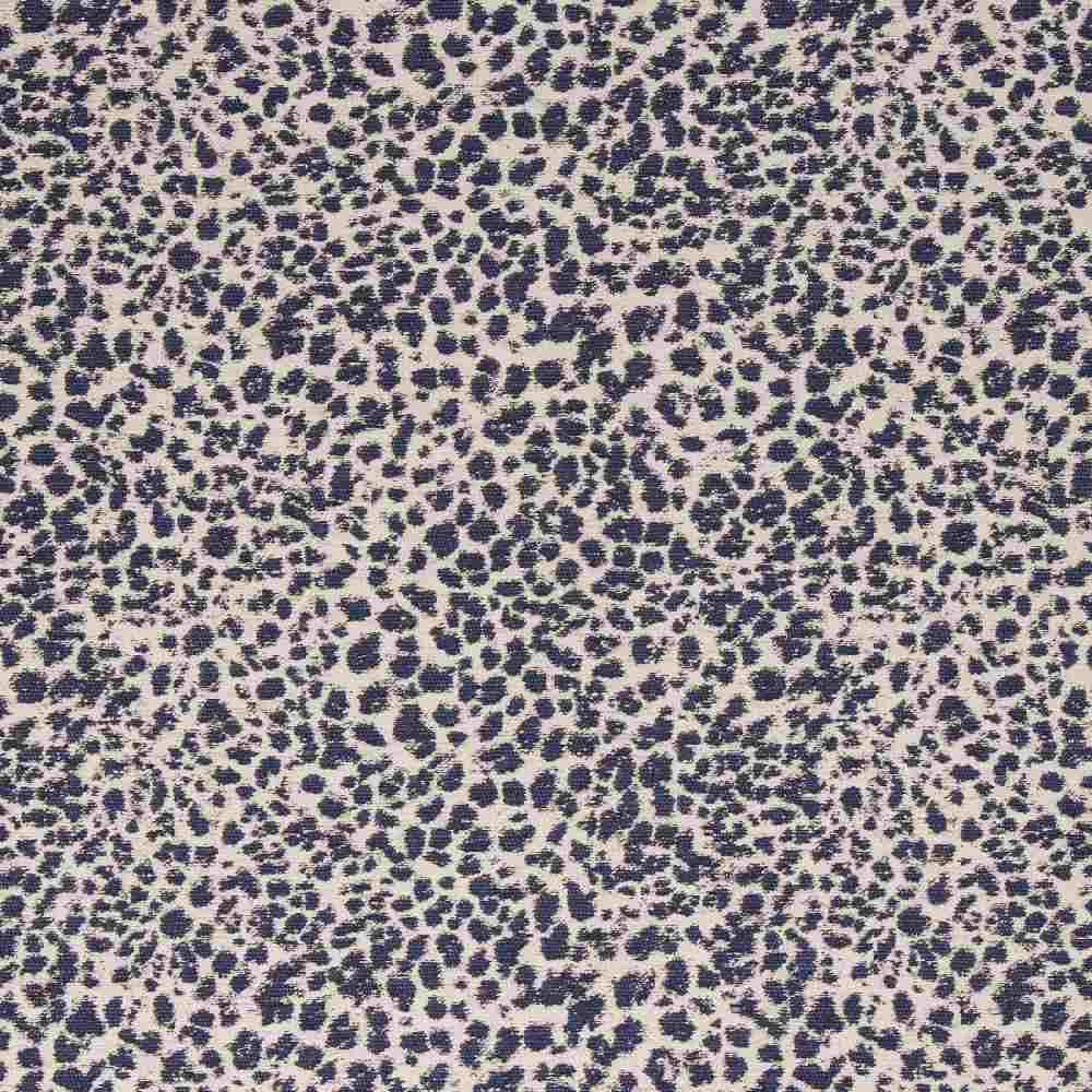 Bella Dura Animal Magnetism Indigo Home Collection Upholstery Fabric