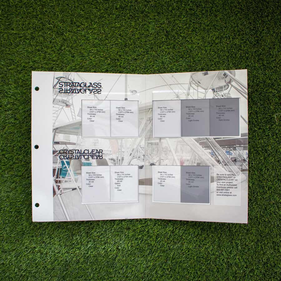 By The Sheet (5 sheets) CrystalClear Uncoated Clear Vinyl 30 Gauge x 54 inches x 110 inches Clear