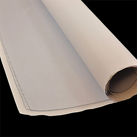 By The Sheet (5 sheets) O'Sea Coated Pressed Polished Clear Vinyl 30 Gauge x 54 inches x 110 inches Clear
