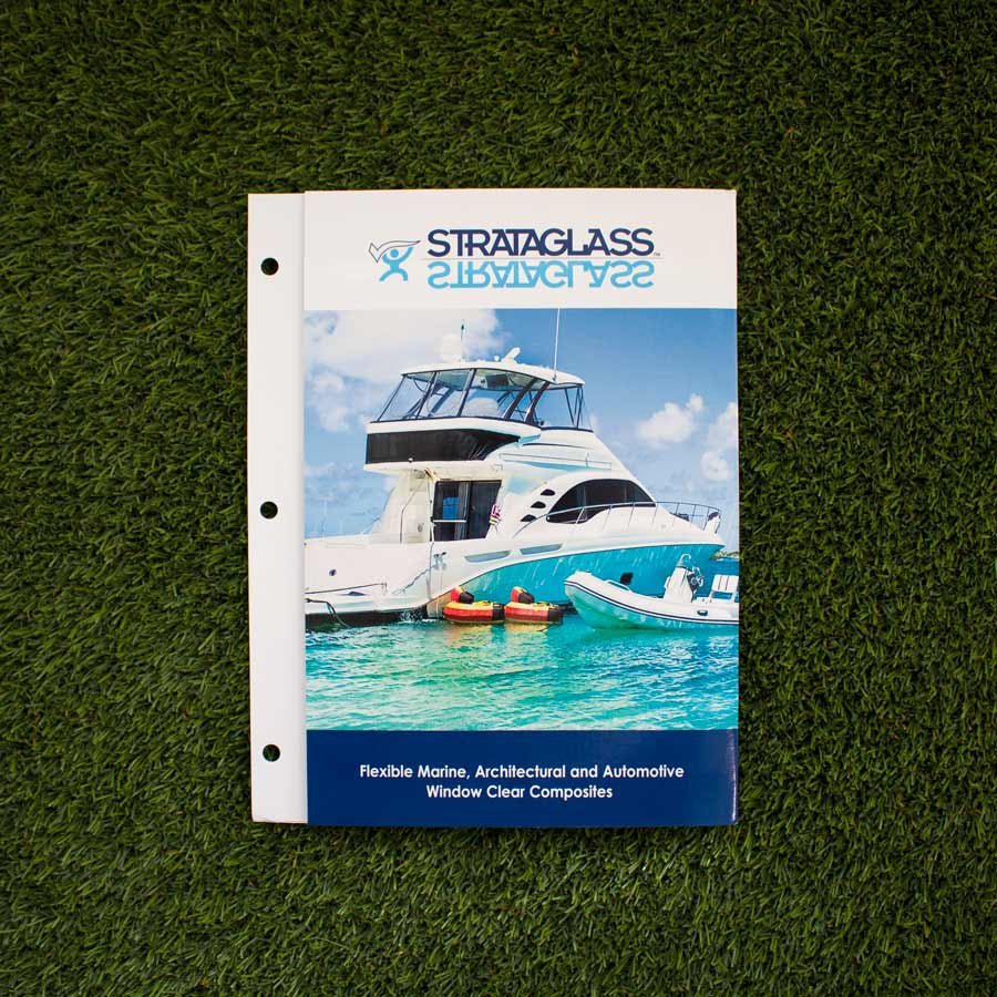 By The Sheet (5 sheets) Strataglass Clear Vinyl 30 Gauge x 54 inches x 110 inches Clear