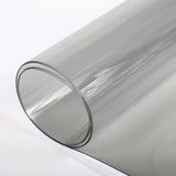 By the Yard - Super 2 Smoke - Clear Vinyl 20 Gauge x 54 inches w/paper Light Smoke
