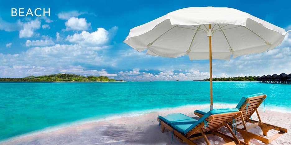 Fiberbuilt 7.5ft Beach Hexagon Umbrella - Natural Ash Push Up Lift Pole With Sunbrella Fabric