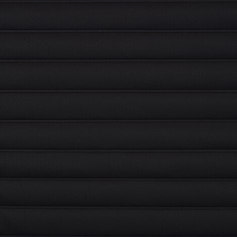 Causeway Black Roll-n-Pleat Marine Upholstery Fabric