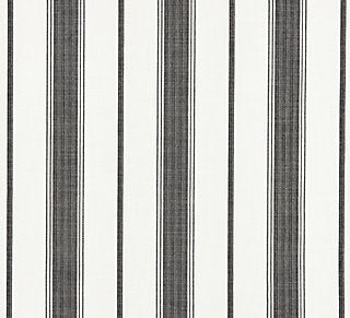 Scalamandre Sconset Stripe Carbon SC 000527110 Chatham Stripes and Plaids Collection Upholstery Fabric