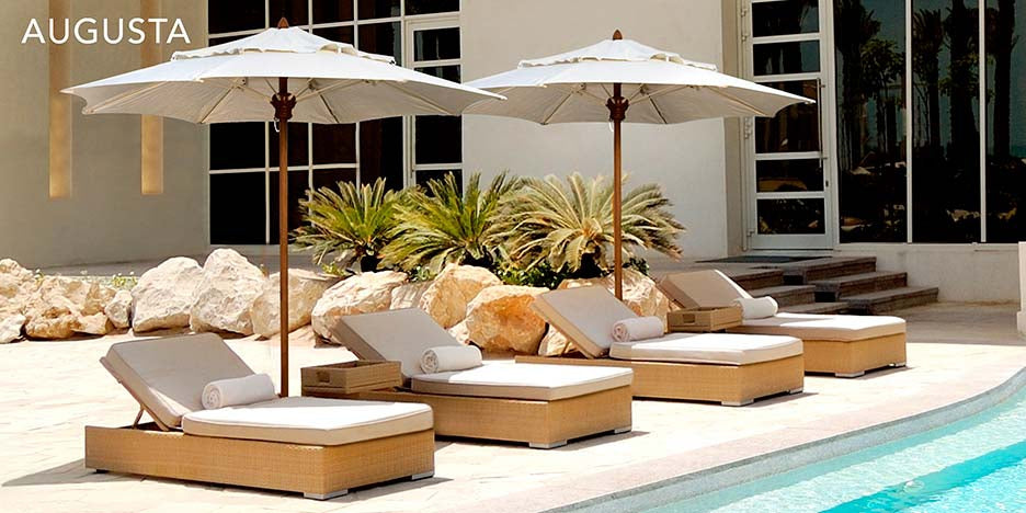 Fiberbuilt 6ft Square Augusta Umbrella With Sunbrella Fabric