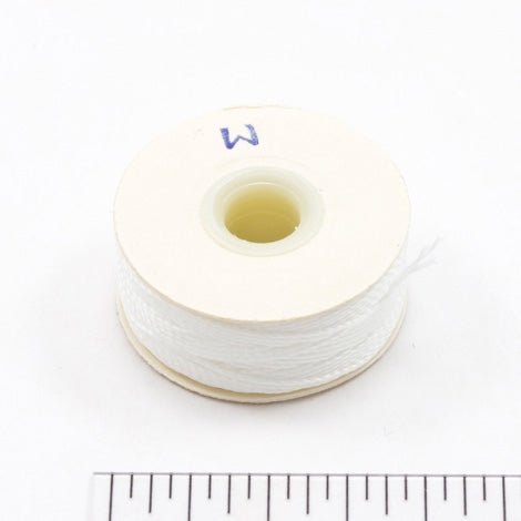 Coats Ultra Polyester Bobbins #M Size 138 White (144 pack)