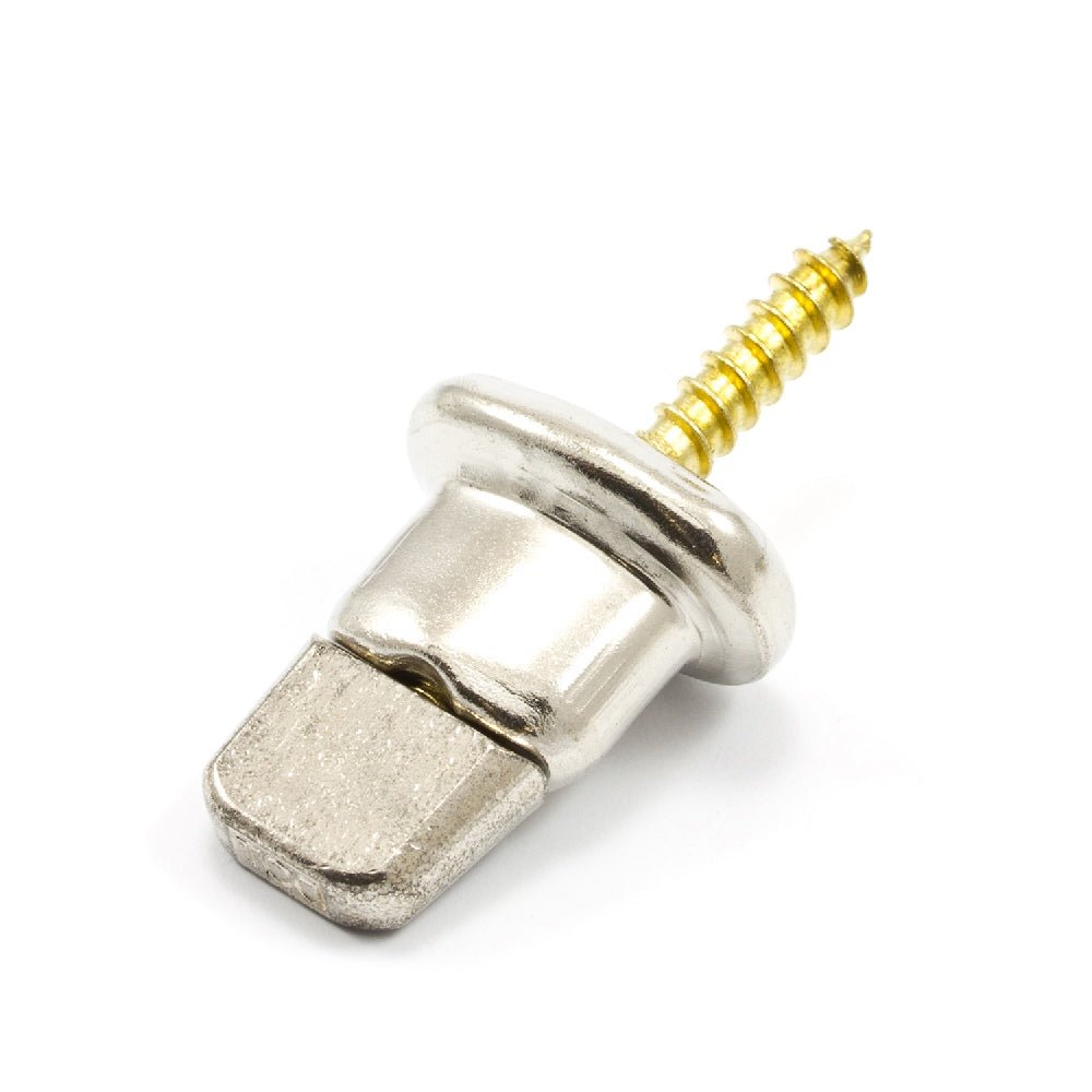 Common Sense Turn Button Double Height Screw Stud 91-XB-783257-2A 5/8 inch Nickel-Plated Brass 1000 pack