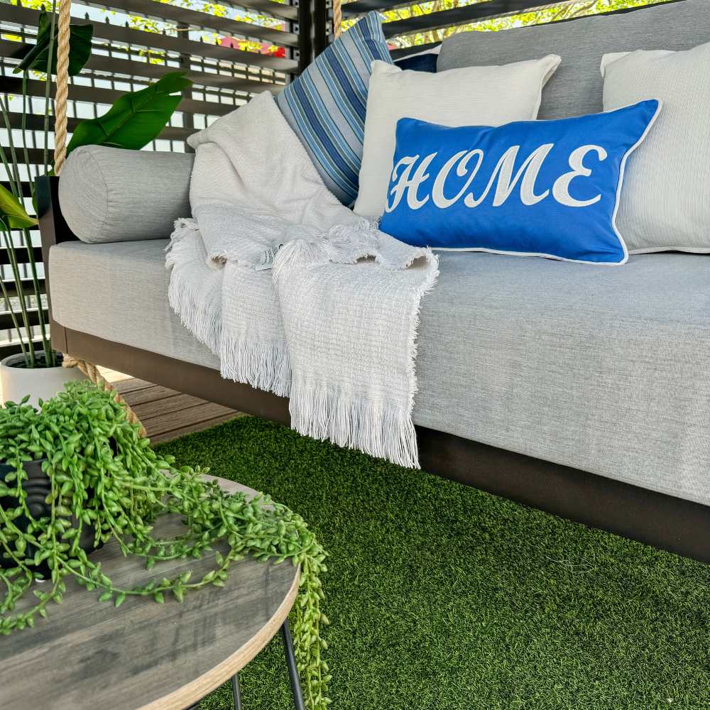 Full Size Porch Swing Bed Cushion Cover Bundle