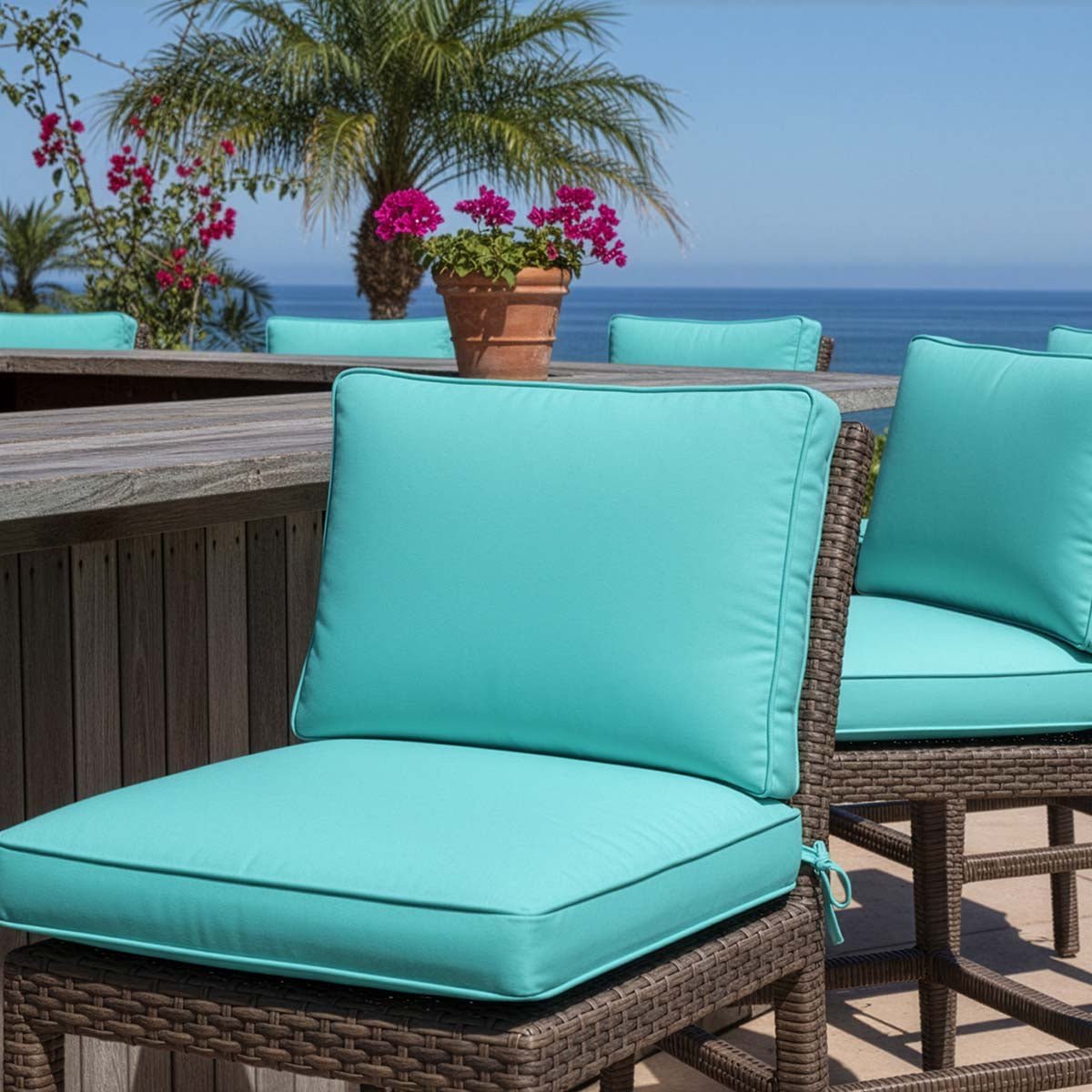 Custom Barstool Cushions - Patio Lane