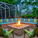 Custom Outdoor Bench Cushion in Sunbrella Fabric