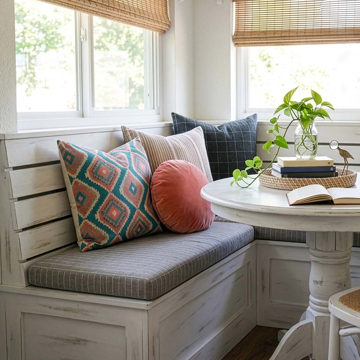 Custom Breakfast Nook Cushions