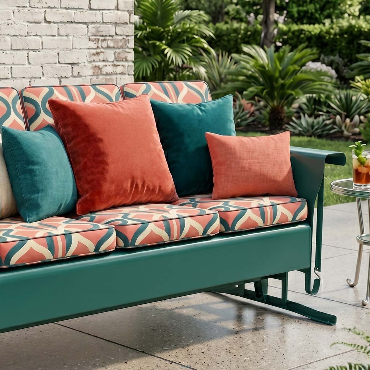 Custom Outdoor Glider Swing Cushions