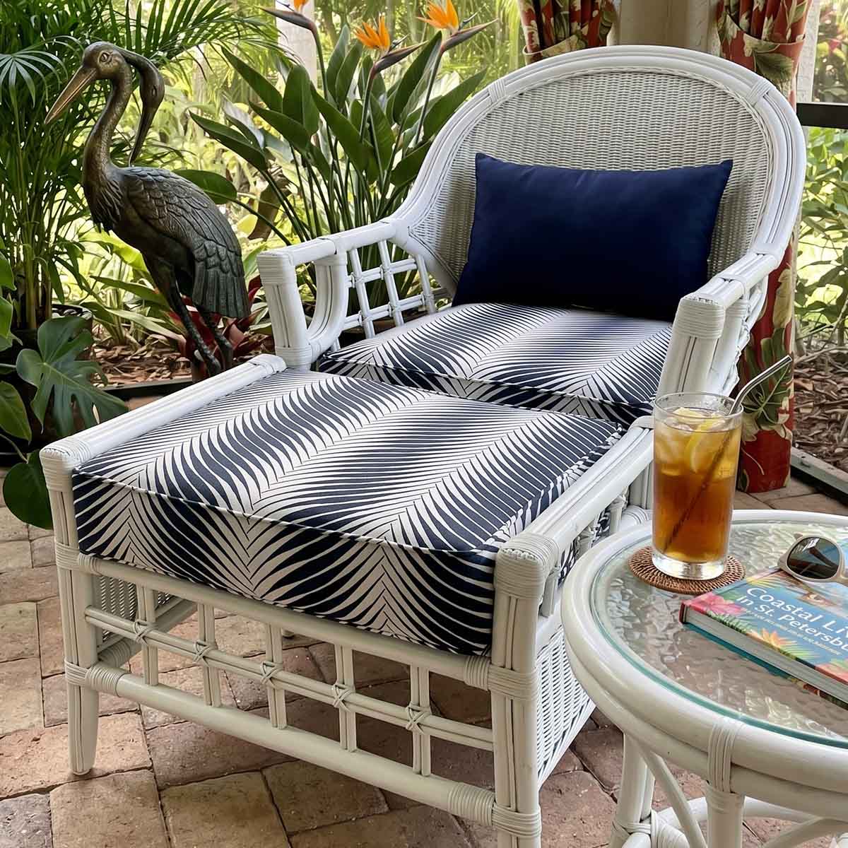 Custom Ottoman Cushions - Patio Lane