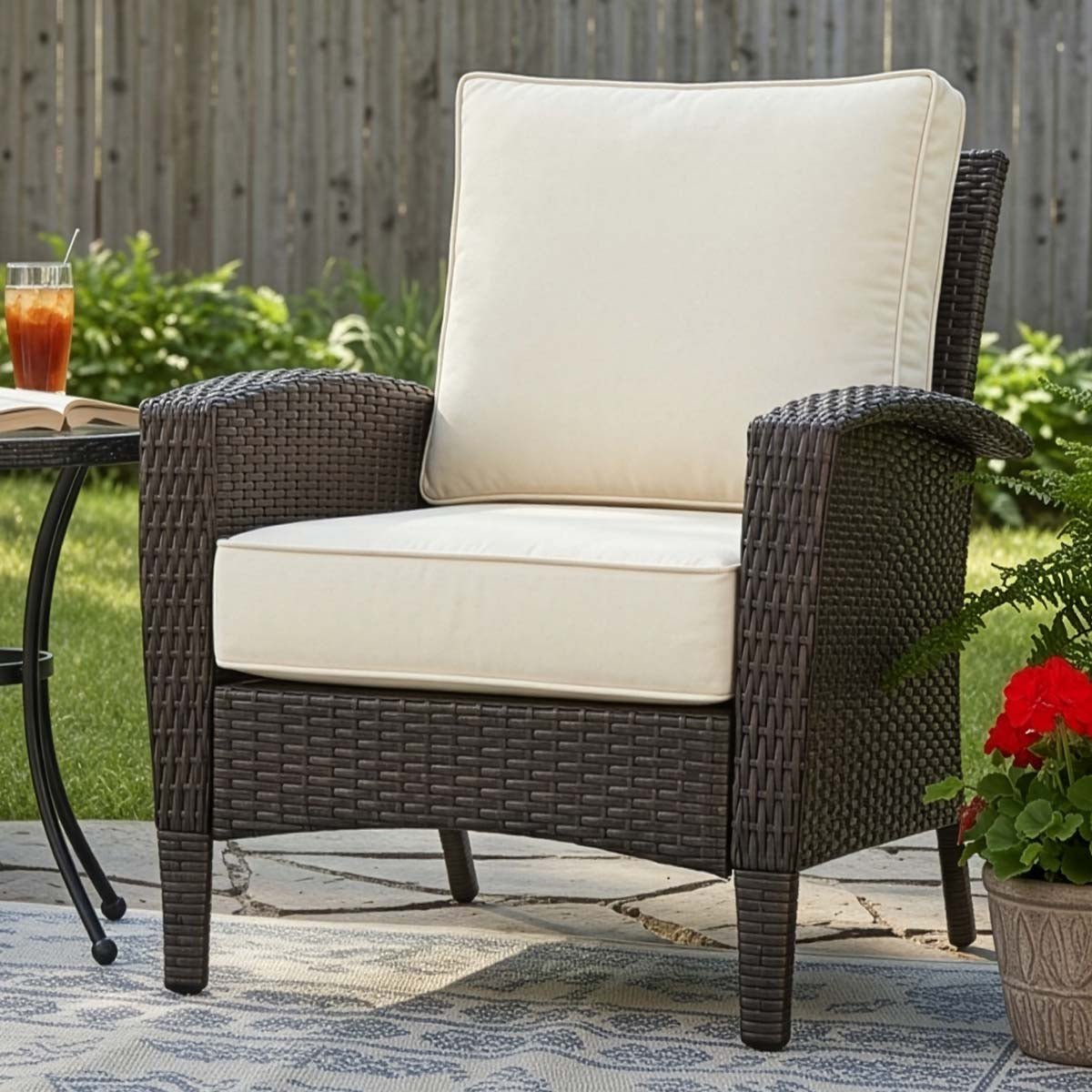 Custom Chair Seat and Back Cushions