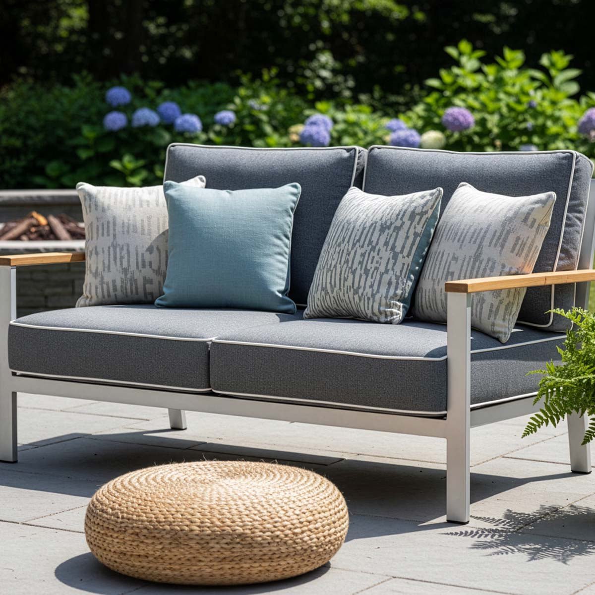 Custom Loveseat Cushions - Patio Lane