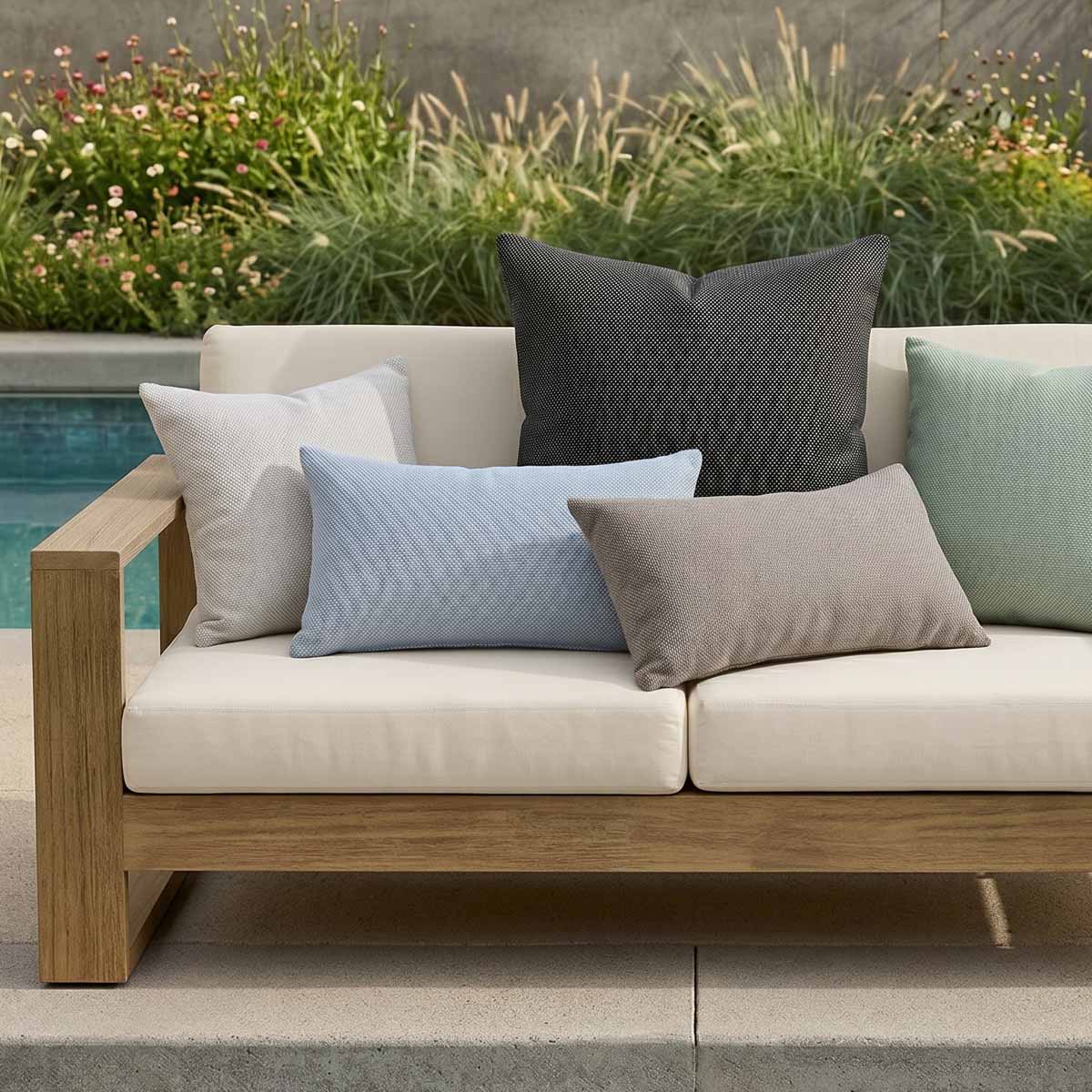 Custom Size Indoor/Outdoor Throw Pillows - Patio Lane