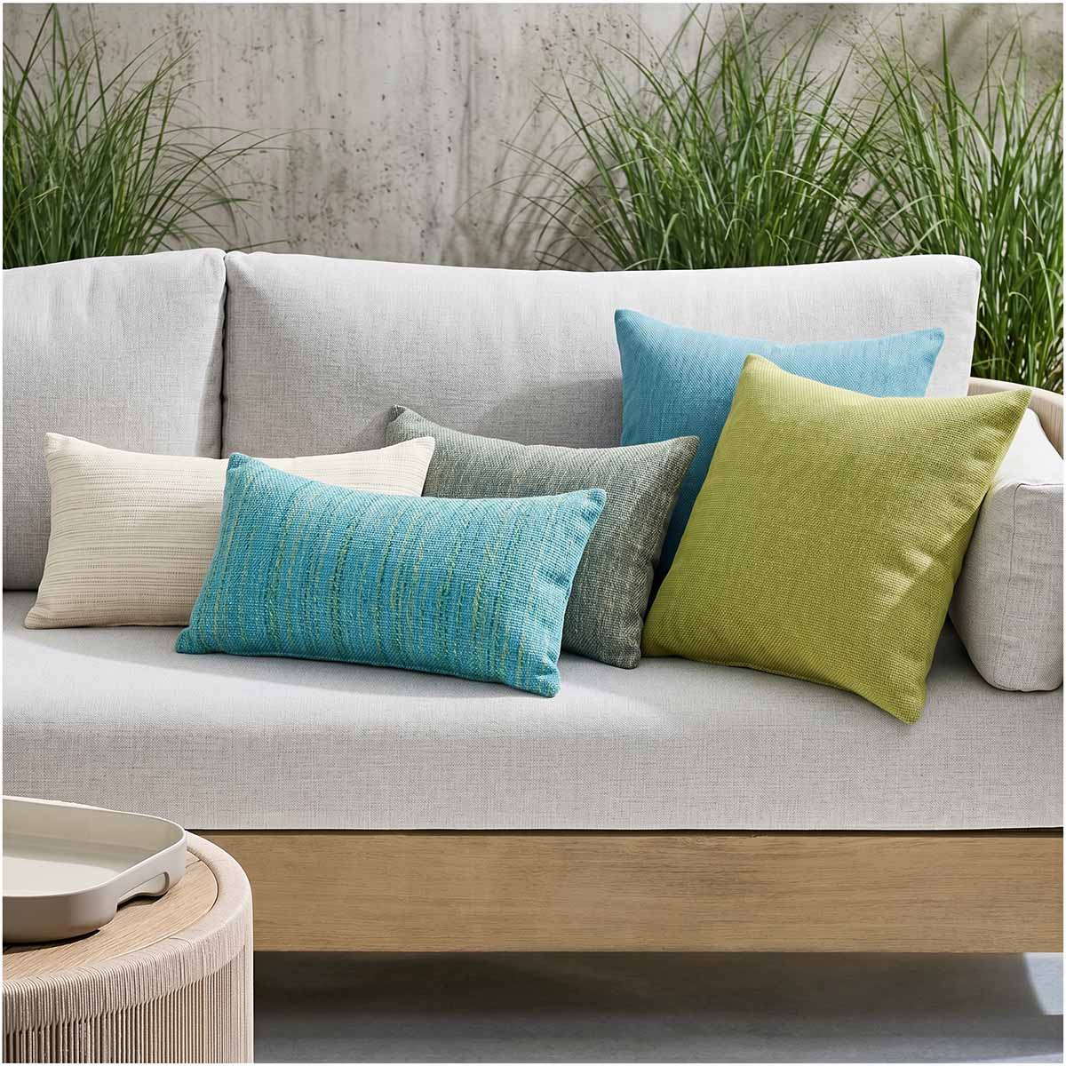 Custom Size Indoor/Outdoor Throw Pillows - Patio Lane