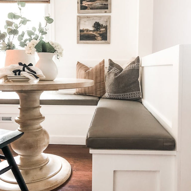 Custom Breakfast Nook Cushions - Patio Lane