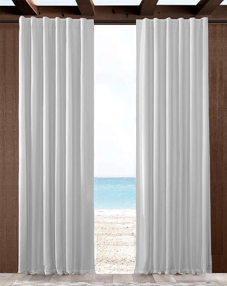 Custom Size Indoor/Outdoor Sunbrella Drapery Curtains with Back Tabs - Patio Lane
