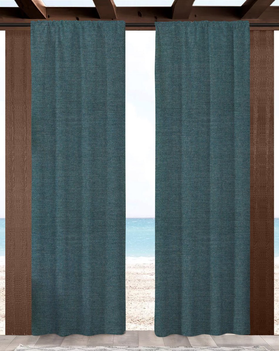 Buy a Custom Width Rod Pocket Outdoor Curtains | Patio Lane | Shop our Offers