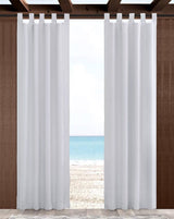 Custom Size Indoor/Outdoor Sunbrella Drapery Curtains with Tab Tops - Patio Lane