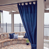 Custom Size Indoor/Outdoor Sunbrella Drapery Curtains with Tab Tops - Patio Lane