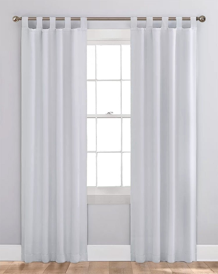 Custom Size Indoor/Outdoor Sunbrella Drapery Curtains with Tab Tops - Patio Lane