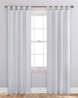 Custom Size Indoor/Outdoor Sunbrella Drapery Curtains with Tab Tops - Patio Lane
