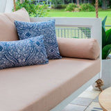 Full Size Porch Swing Bed Cushion Cover Bundle