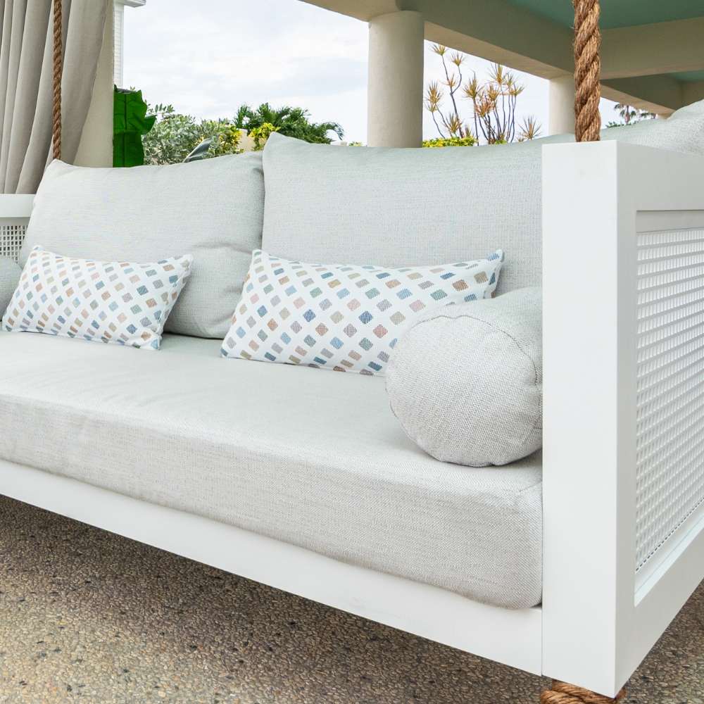 Twin Size Porch Swing Bed Cushion Cover Bundle - 75 x 39