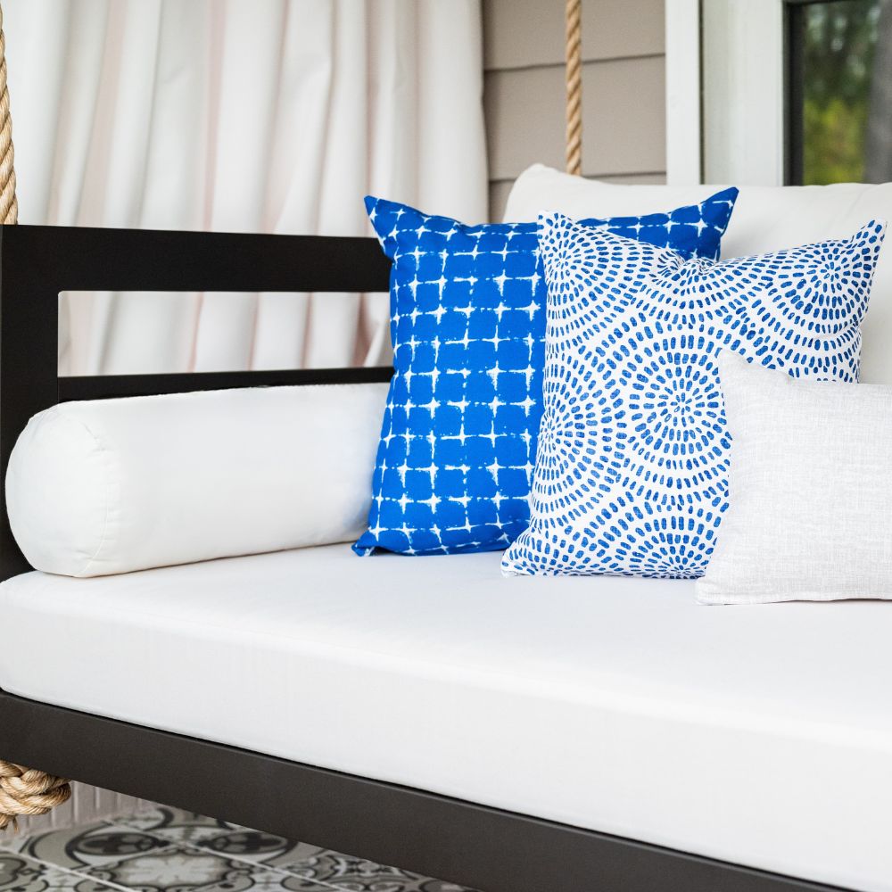 Full Size Porch Swing Bed Cushion Cover Bundle