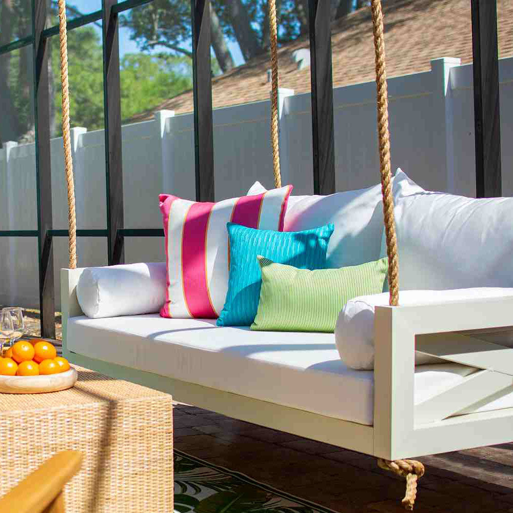 Custom Outdoor Daybed and Cabana Cushions